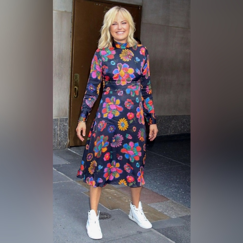 Lilys Garden Cut Out Midi Dress